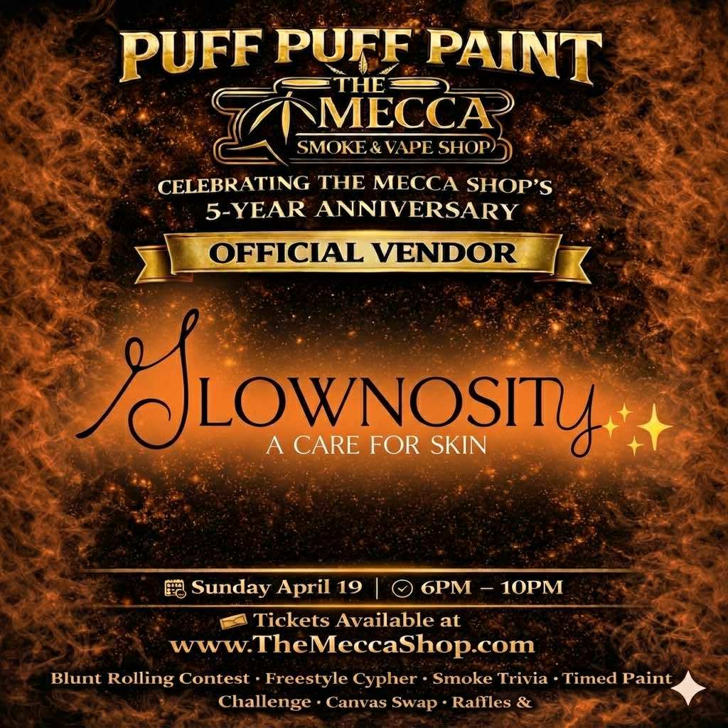 PUFF AND PAINT AND SHOP GLOWNOSITY