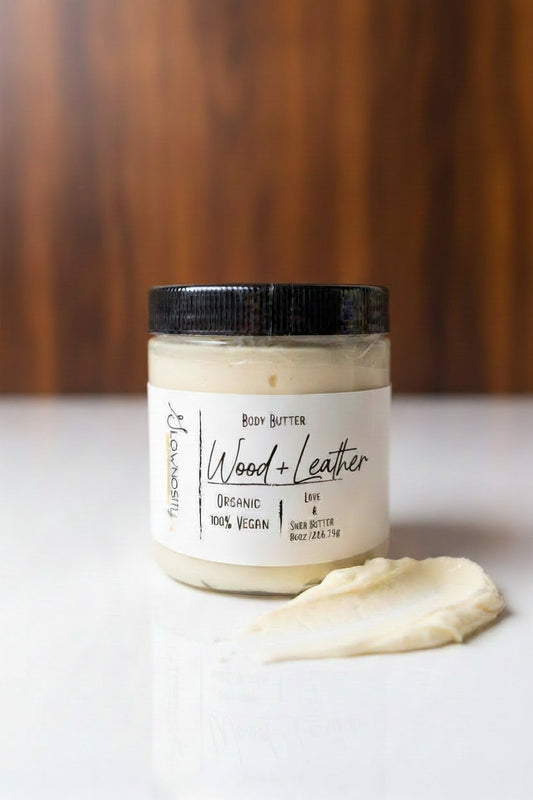 Wood + Leather Body Butter